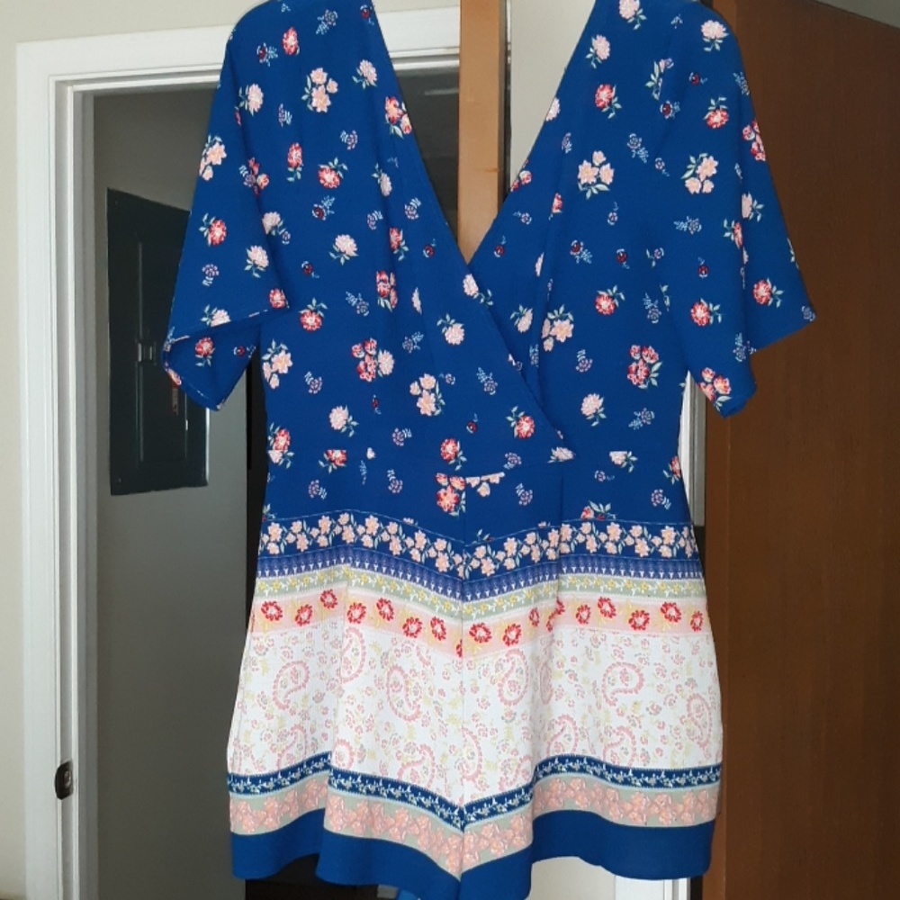 Trixxie Company Blue Romper